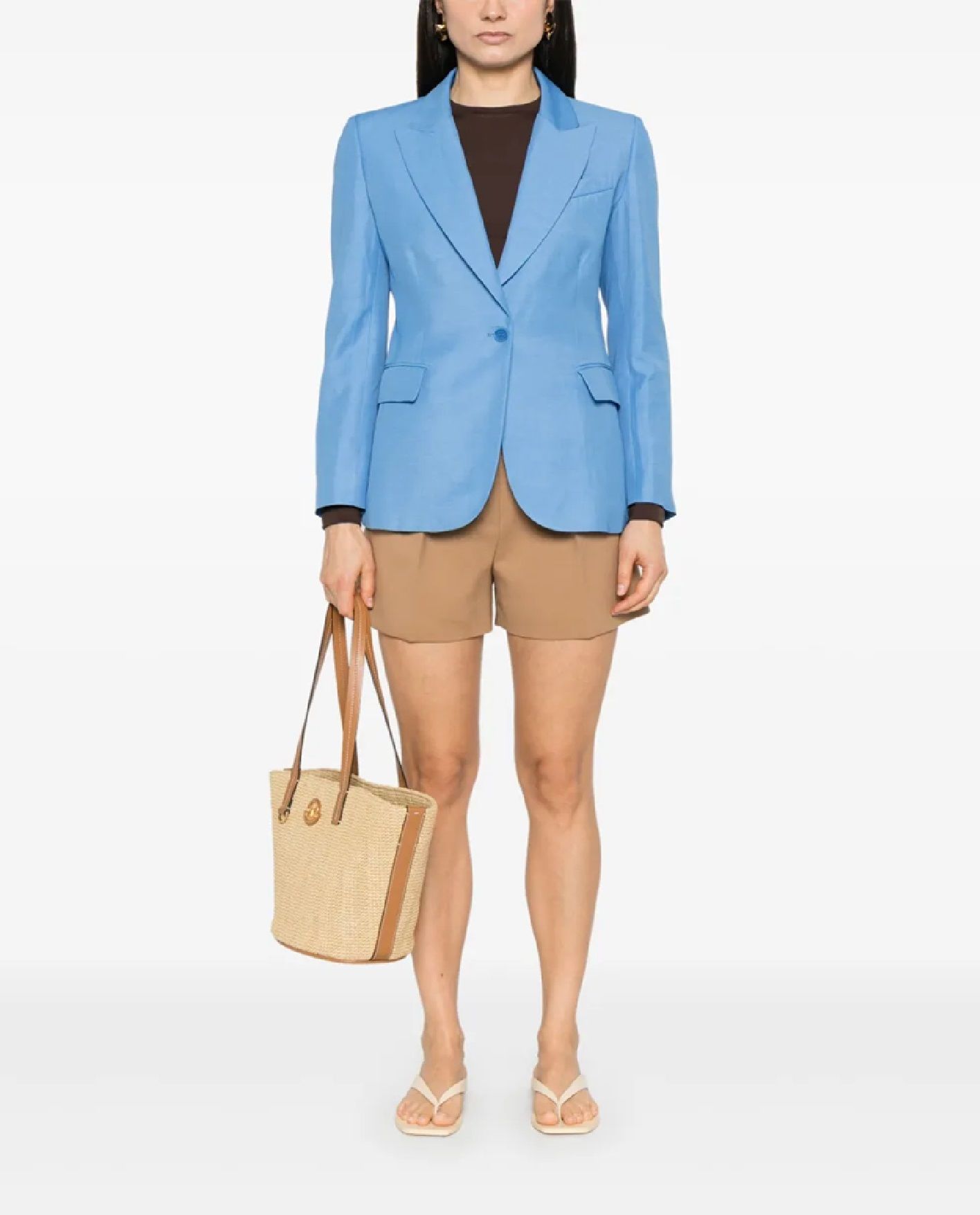 ジャケット PAROSH SS25 GIACCA (D420415 JOY1000) P.A.R.O.S.H. SS25 GIACCA MONOPETTO - Timeless Women's Jacket